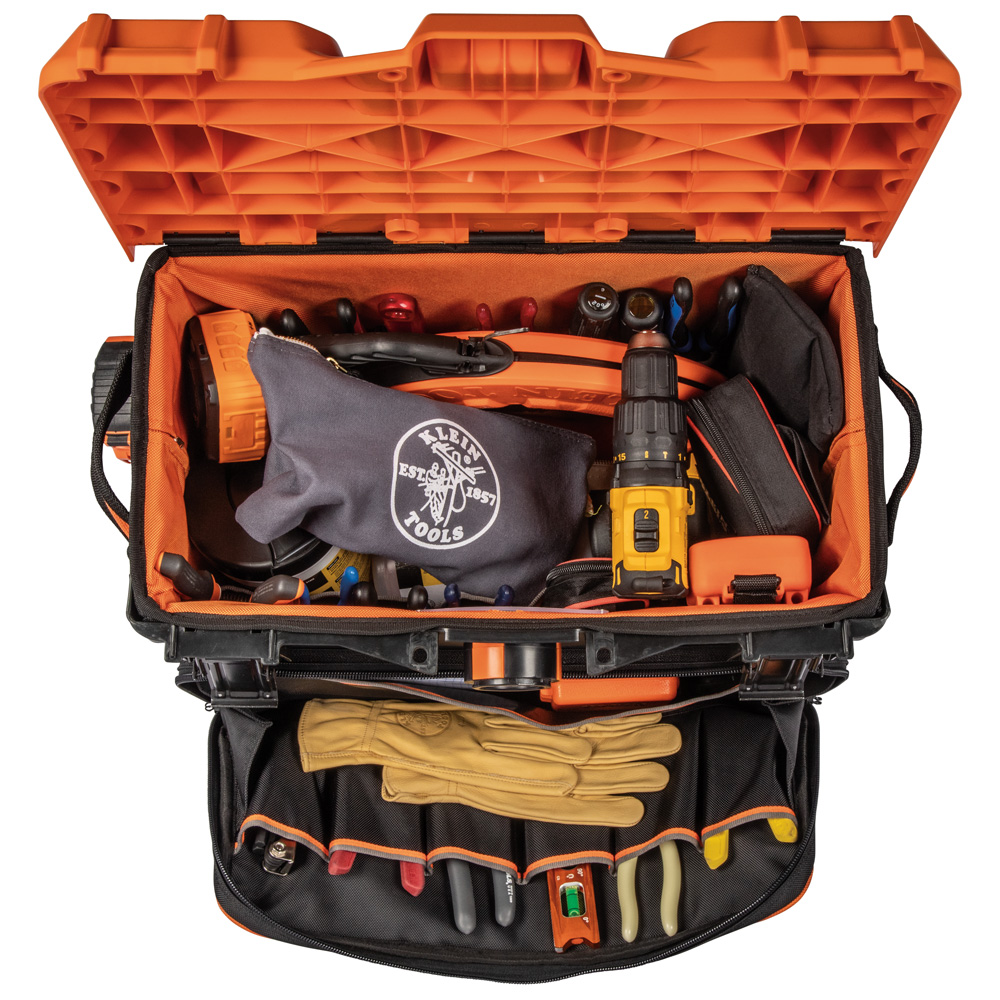 KLEIN Tools A-55473RTB Tradesman Pro™ Tool Master Rolling Tool Bag 19 Pockets 57.2cm - Image 5