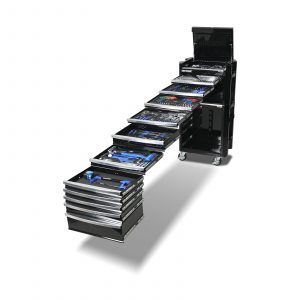 Kincrome K1952B CONTOUR® Professional Workshop Tool Kit 471 Piece 11 Drawer 29” Black Image