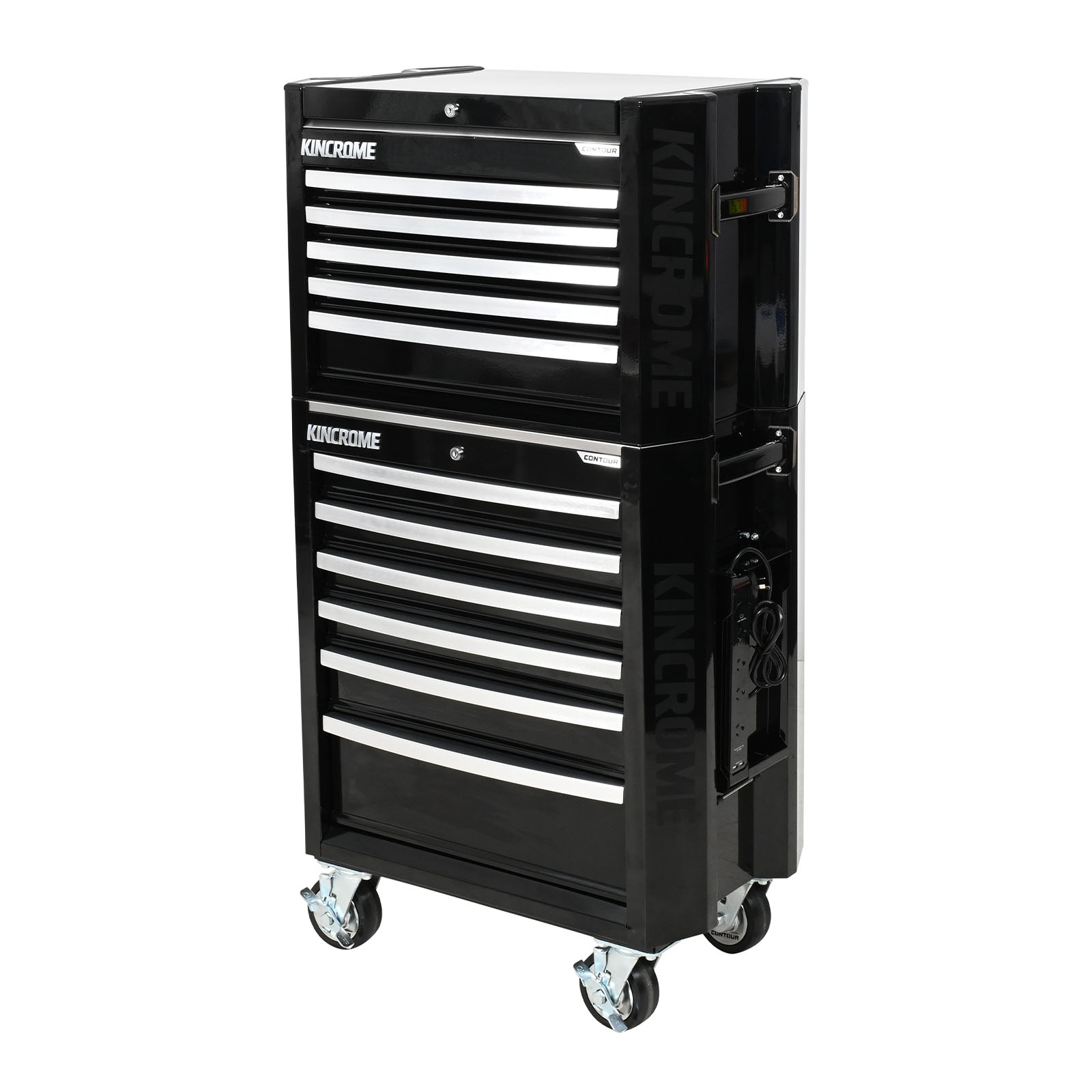 Kincrome K1952B CONTOUR® Professional Workshop Tool Kit 471 Piece 11 Drawer 29” Black - Image 2