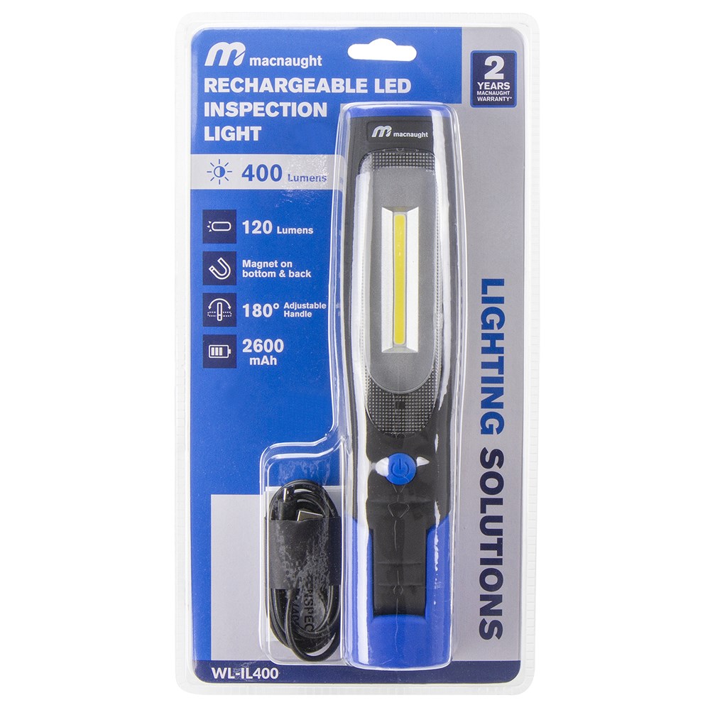 Macnaught WL-IL400 Lithium-Ion Rechargeable Inspection LED Work Light - Image 2