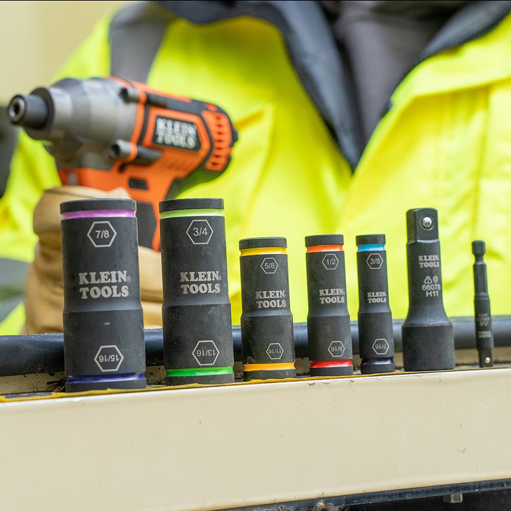 Klein Tools A-66070 Flip Impact Socket Set 7 Piece - Image 10