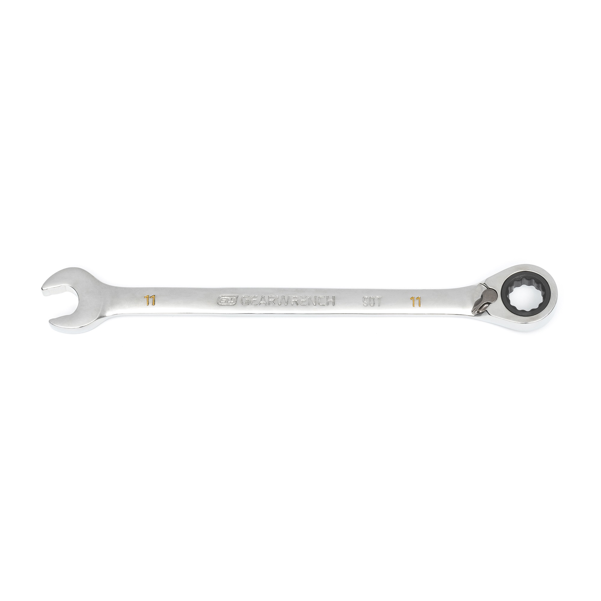 GEARWRENCH 86611 90 Tooth Reversible Combination Ratcheting Wrench Spanner 11mm 90T Image