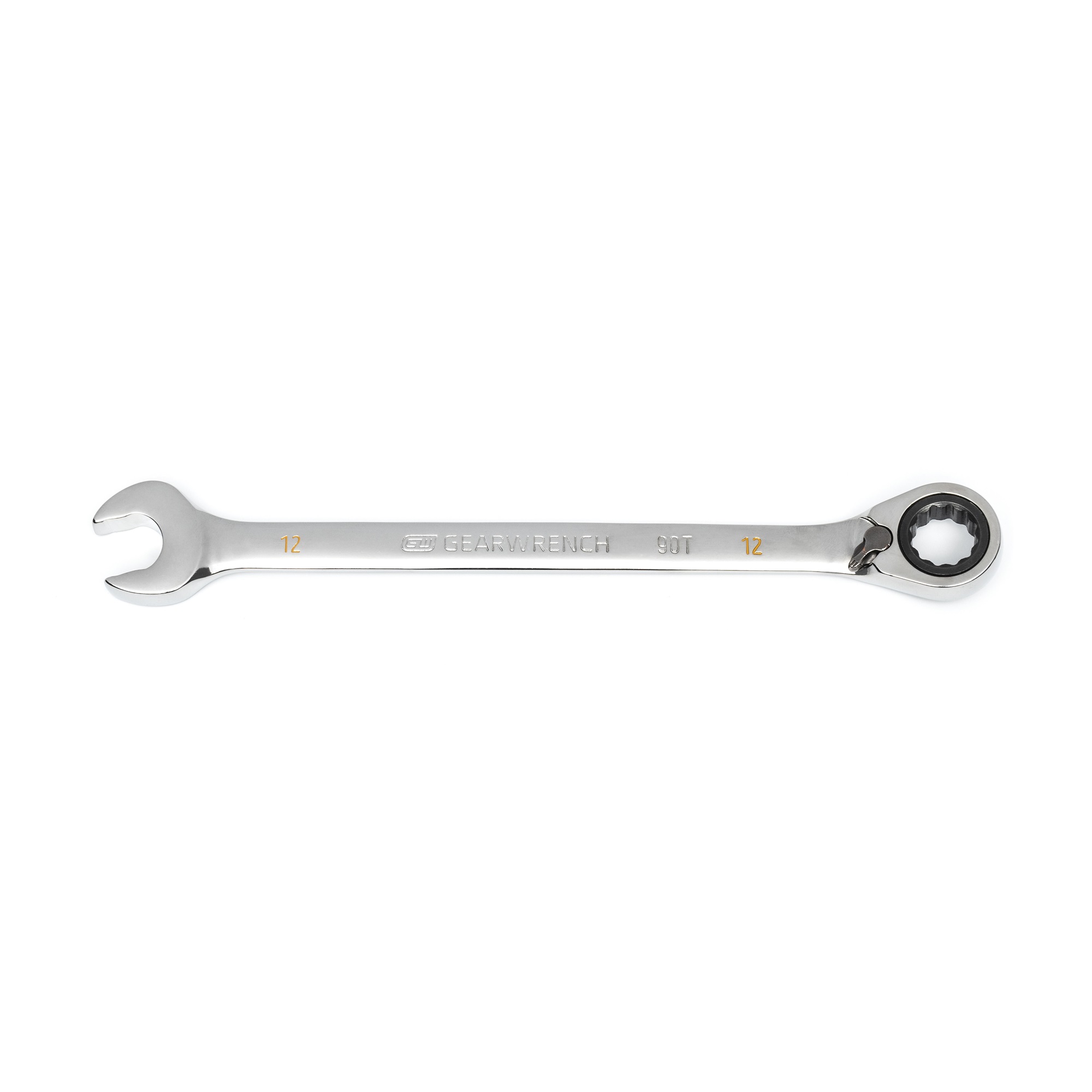 GEARWRENCH 86612 90 Tooth Reversible Combination Ratcheting Wrench Spanner 12mm 90T Image