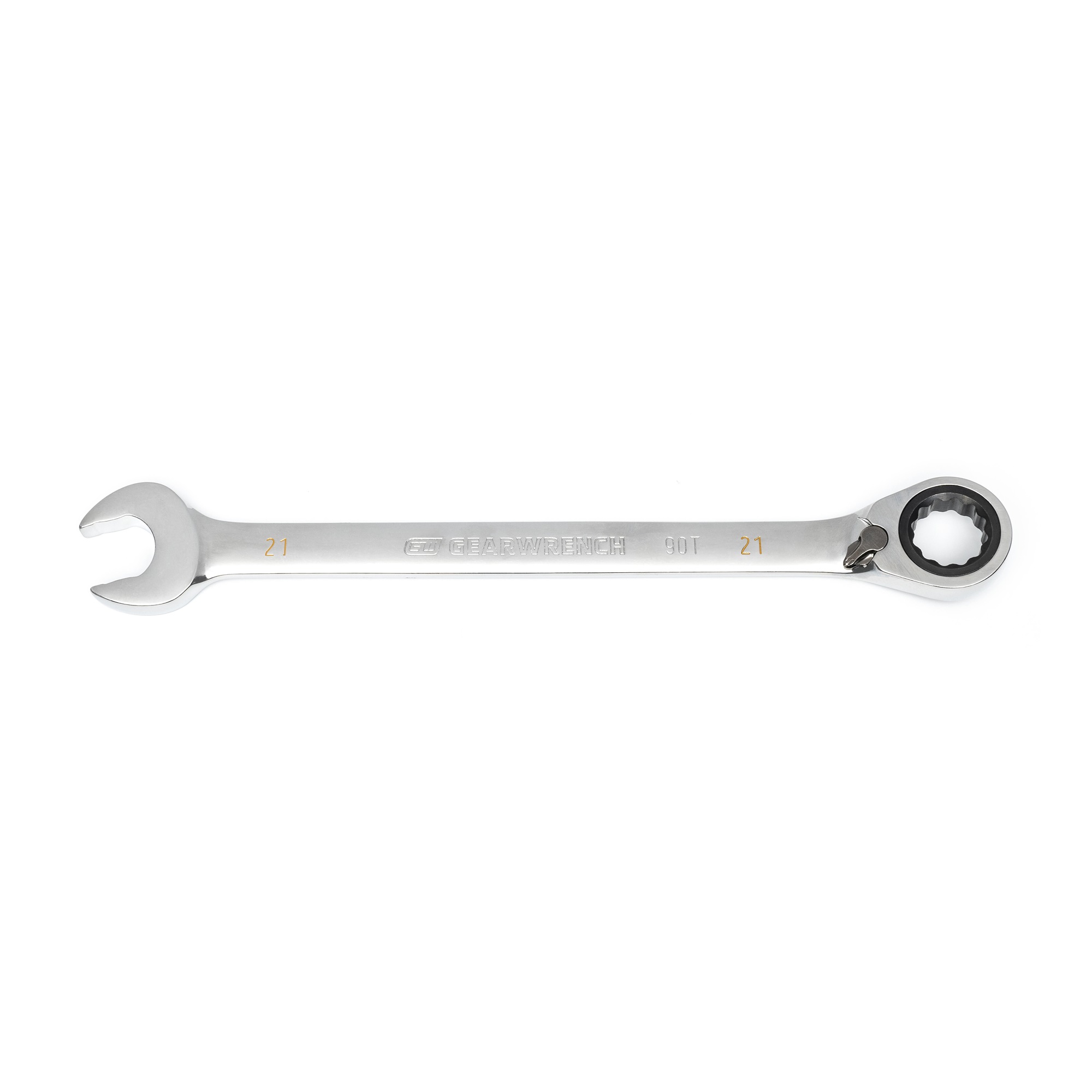 GEARWRENCH 86621 90 Tooth Reversible Combination Ratcheting Wrench Spanner 21mm 90T Image