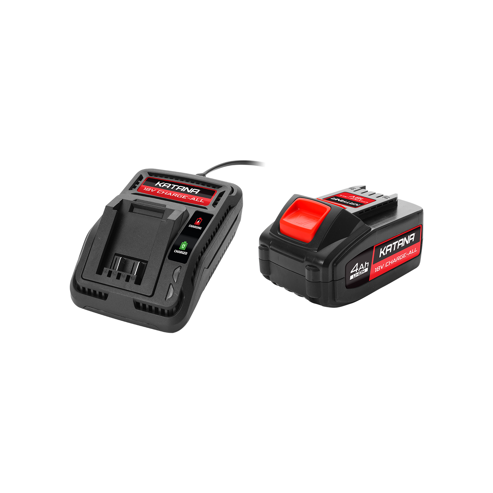 KATANA 220595 by Kincrome 18V CHARGE-ALL 4.0Ah Lithium-Ion Battery and Charger Combo Kit Image