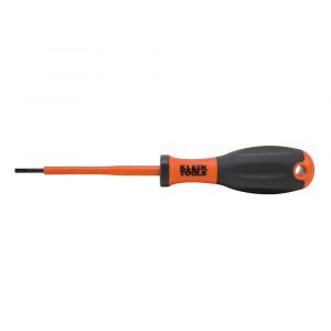 KLEIN Tools 32228INS VDE Insulated Electrician’s 75mm Screwdriver, 2.5mm CAB Tip