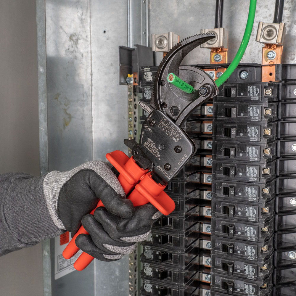 KLEIN Tools A-63060 Ratcheting Cable Cutter - Made in Germany - Image 9