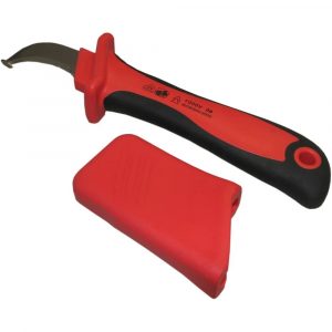 Wattmaster WAT070107 VDE 1000V Hooked Blade Dismantling Knife Cable Sheath 200mm