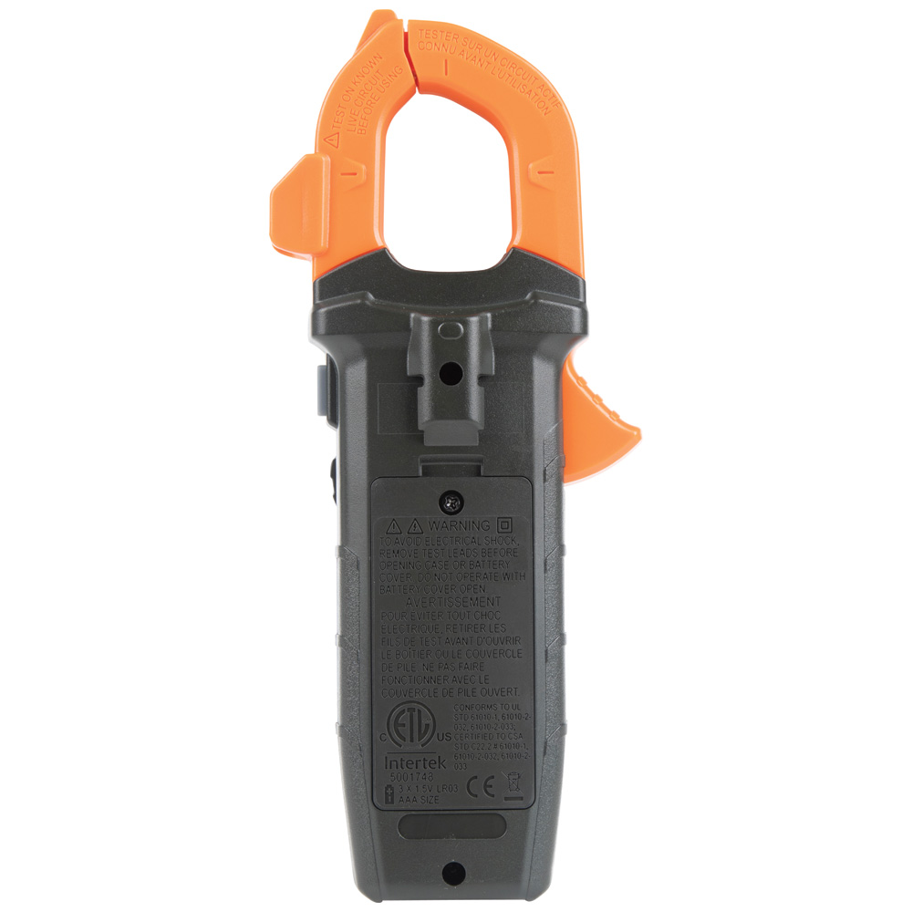 KLEIN Tools A-CL120 Digital Clamp Meter, AC Auto-Ranging 400Amp - Image 4