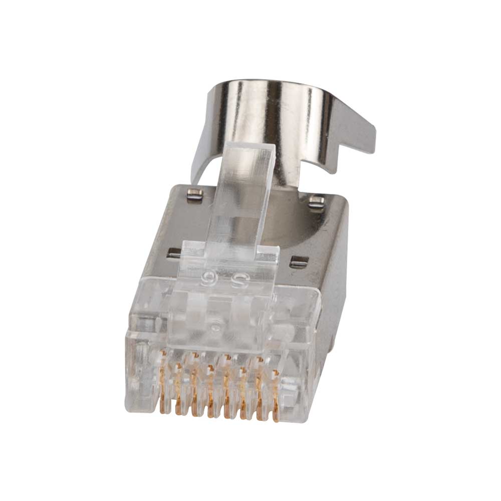 KLEIN Tools A-VDV826-754 Pass-Thru™ Modular Data Plug, RJ45-CAT6A, Shielded (STP), 100-Pack - Image 6
