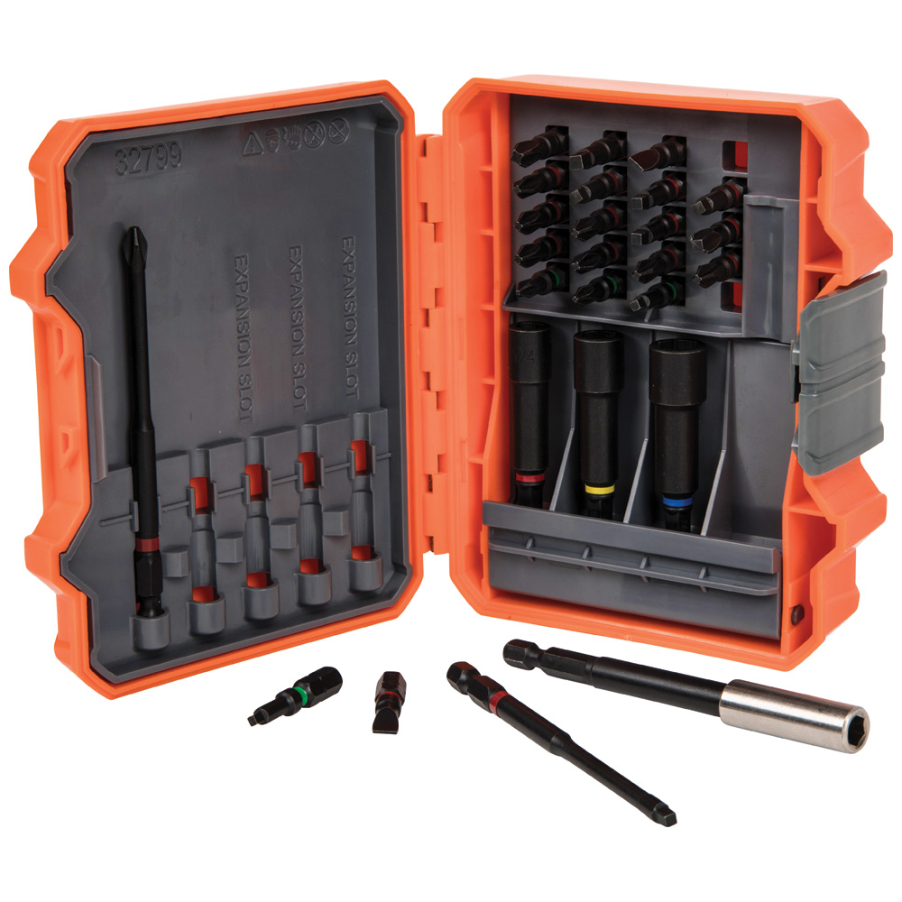 KLEIN Tools A-32799 Pro Impact Power Bit Set 26 Piece Image