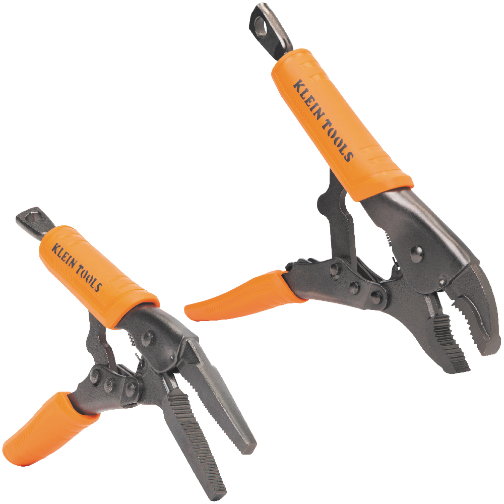 KLEIN Tools A-38663 Locking Pliers Set, Curved Jaw 10
