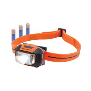 KLEIN Tools A-56220 LED Headlamp with Silicone Hard Hat Strap