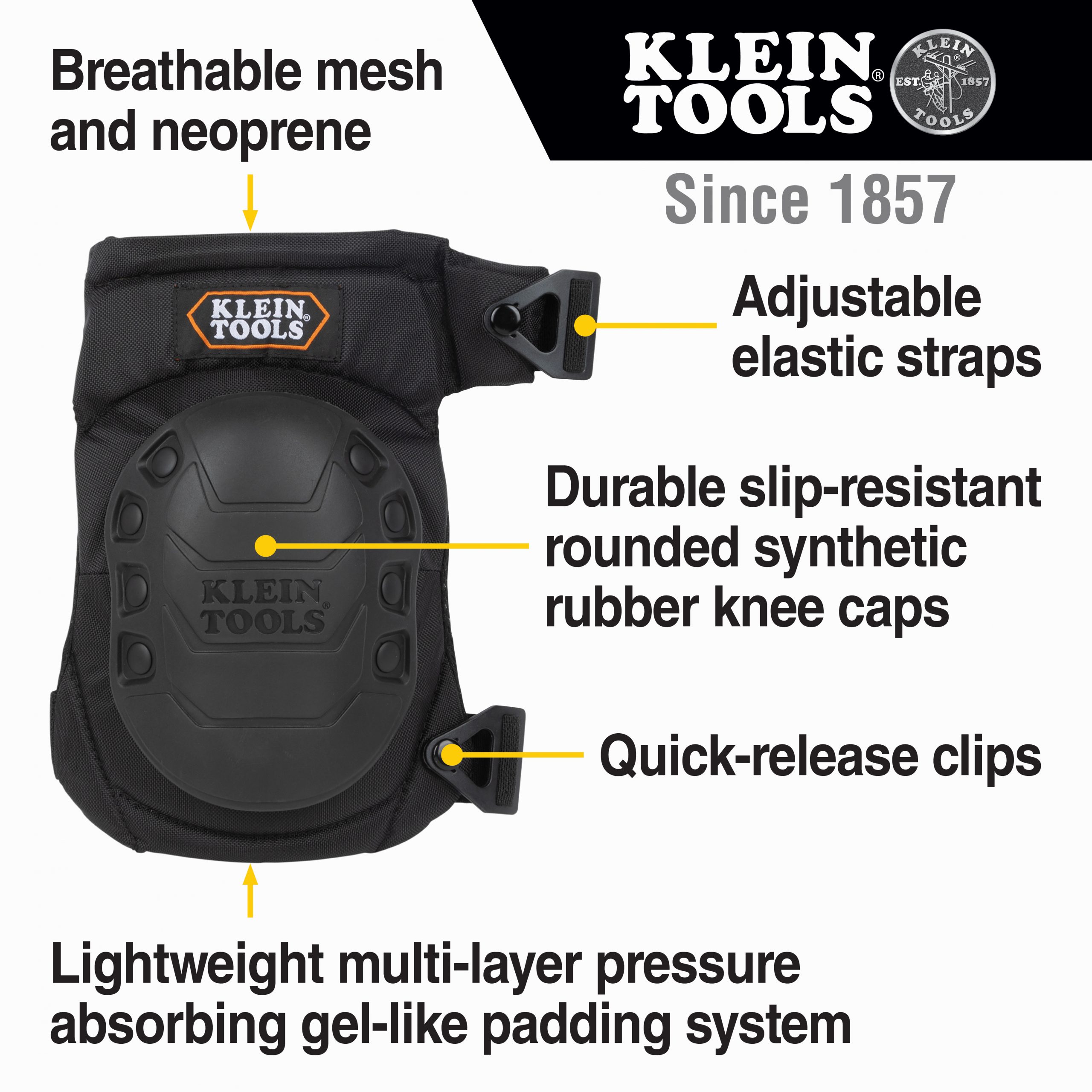 KLEIN Tools A-60344 Hinged Knee Pads - Image 6