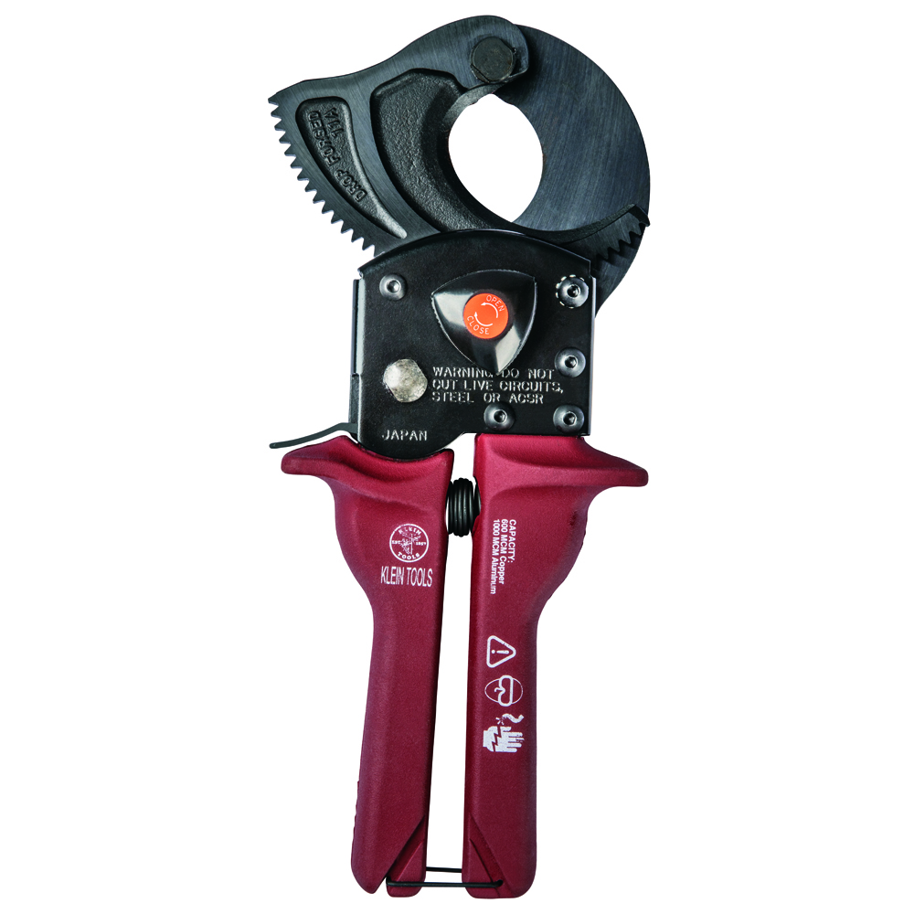 KLEIN Tools A-63601 Compact Ratcheting Cable Cutter - Made in Japan Image