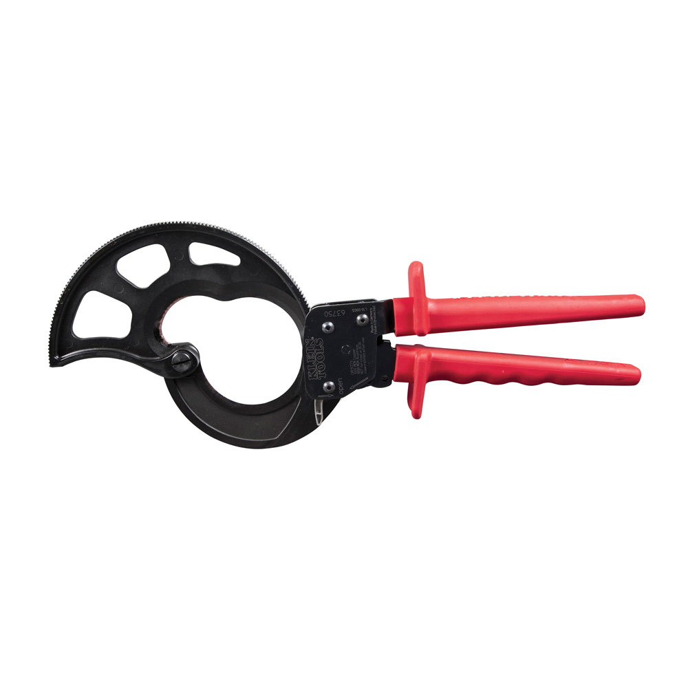 KLEIN Tools A-63750 Ratcheting Cable Cutter - 1000 MCM Copper & Aluminium - Made in Germany Image