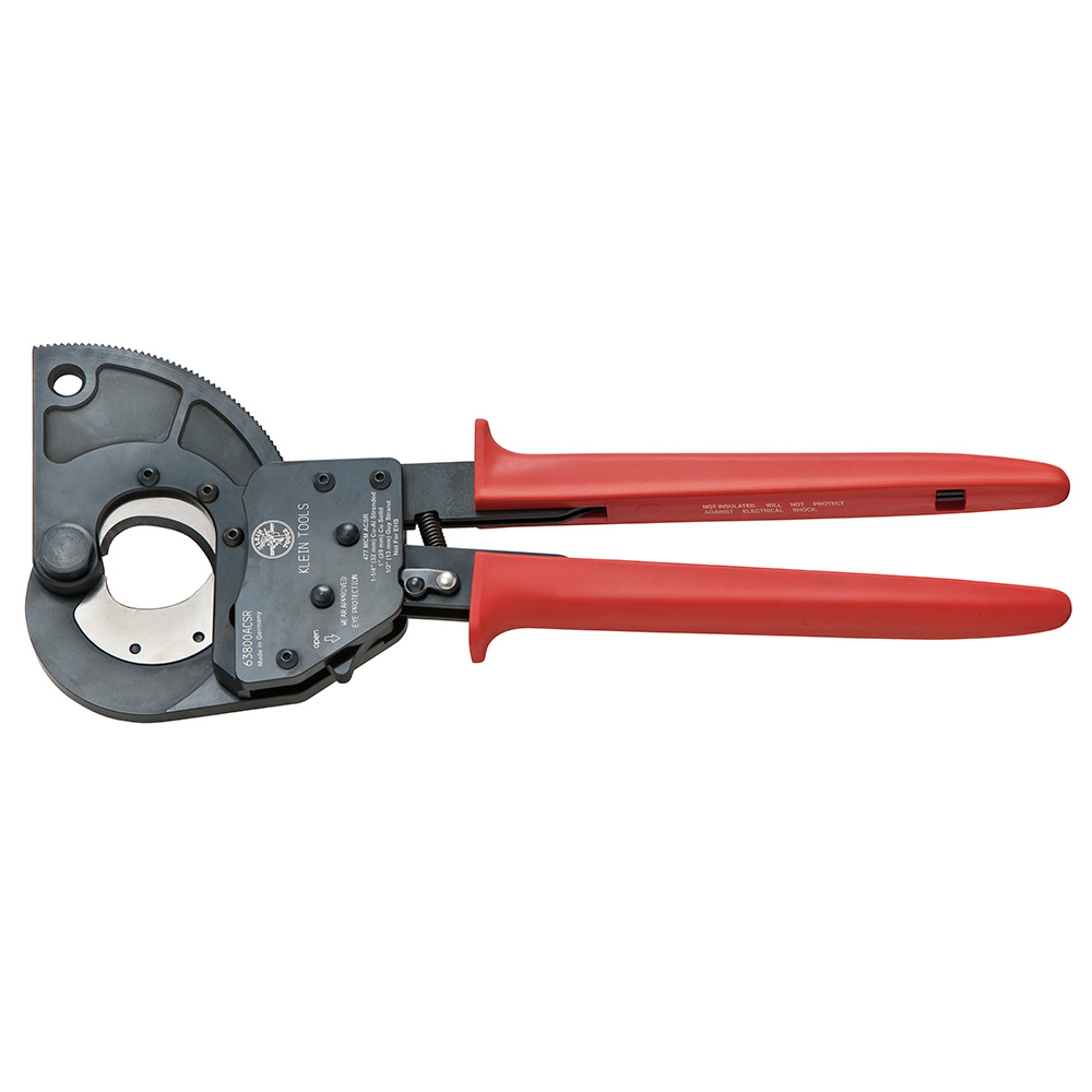 KLEIN Tools A-63800ACSR ACSR Ratcheting Cable Cutter - Made in Germany Image
