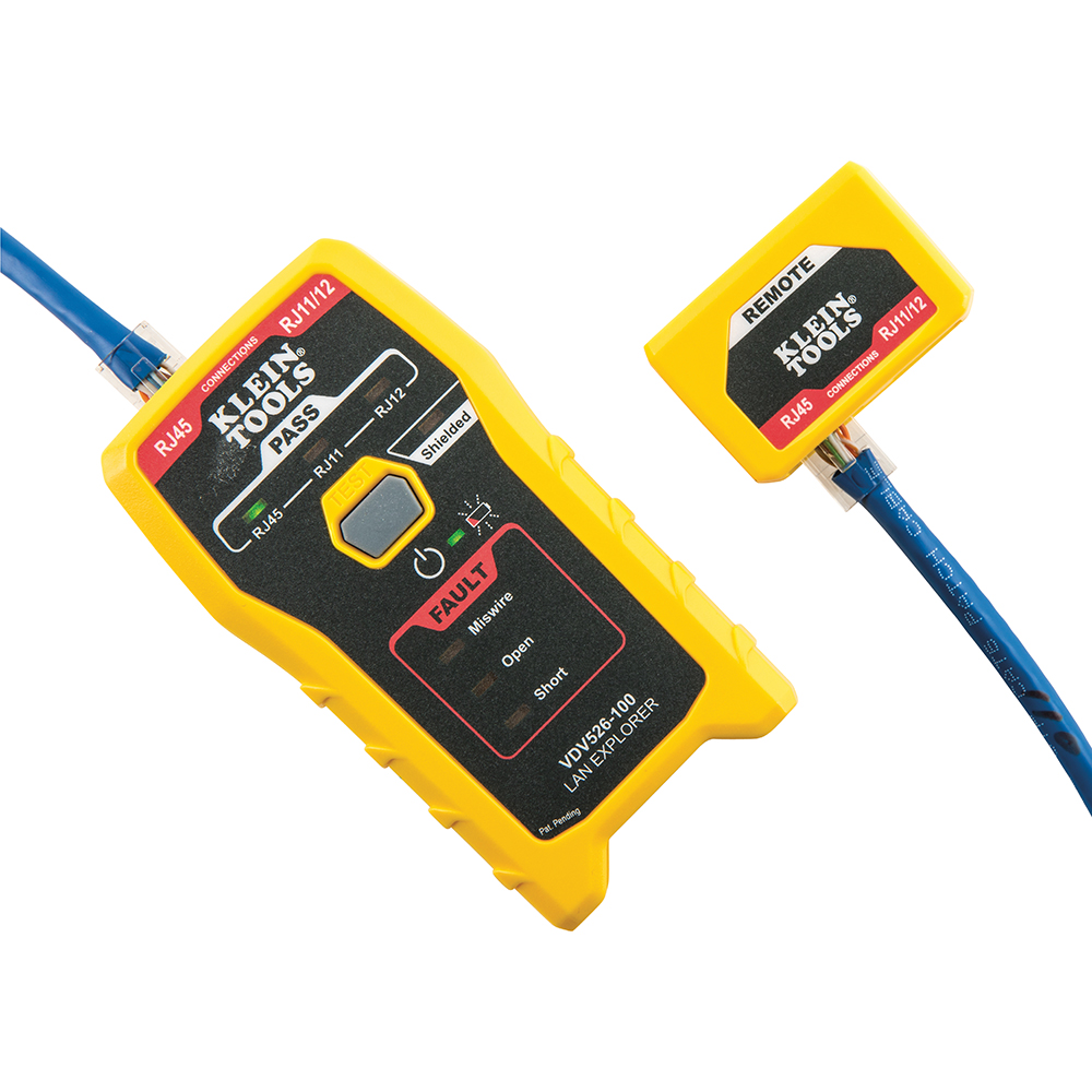 KLEIN Tools A-VDV526-100 Network Cable Tester, LAN Explorer™ Data Cable Tester with Remote - Image 5