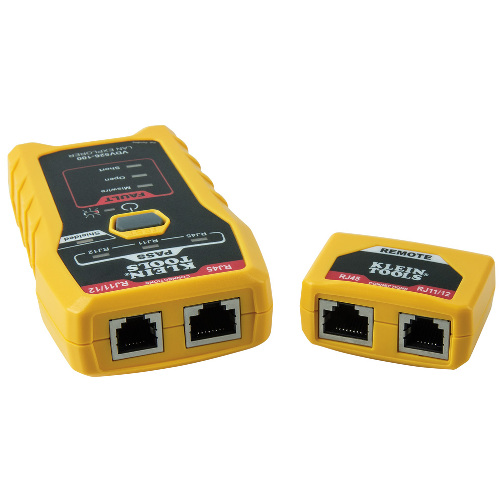 KLEIN Tools A-VDV526-100 Network Cable Tester, LAN Explorer™ Data Cable Tester with Remote - Image 2