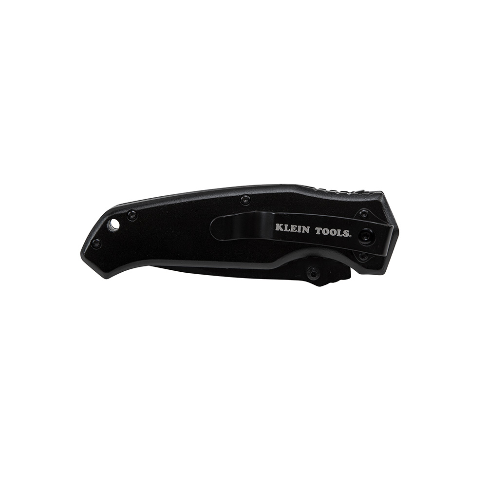 KLEIN Tools A-44220 Pocket Knife, Black, Drop Point Blade - Image 4