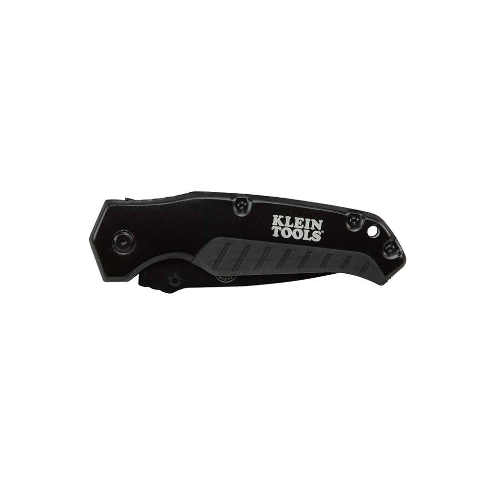 KLEIN Tools A-44220 Pocket Knife, Black, Drop Point Blade - Image 3