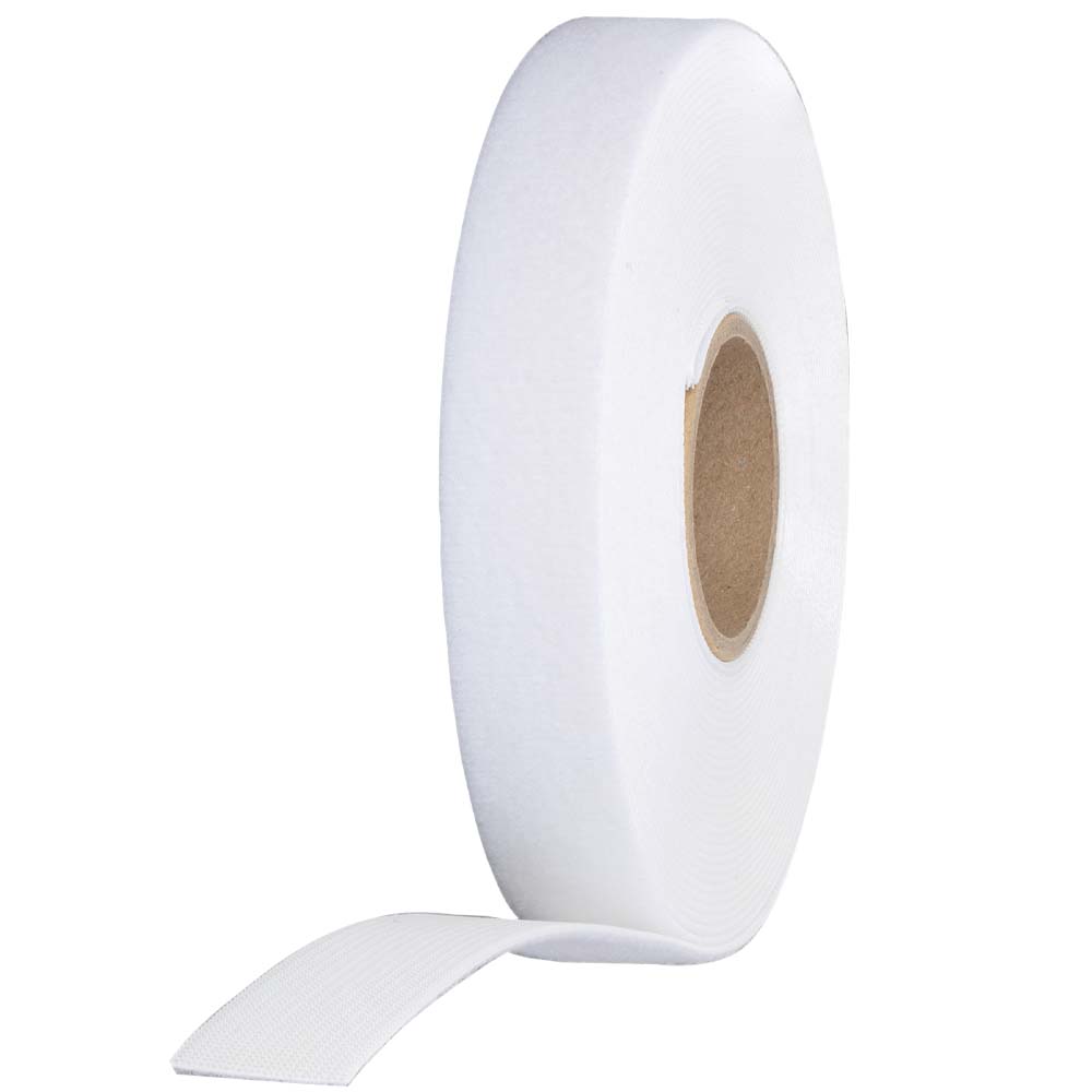 KLEIN Tools A-450-960 Hook % Loop Tape, 2cm, 7.6m, White, Custom Length Cable Ties Image