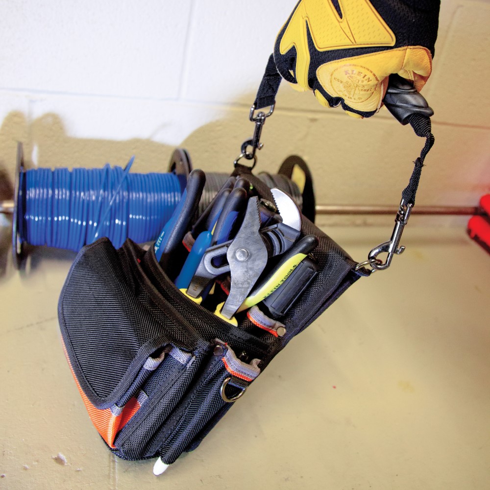 KLEIN Tools A-5242 Tradesman Pro™ Tool Pouch, 9 Pockets, 24.1 x 7.5 x 24.1cm - Image 7