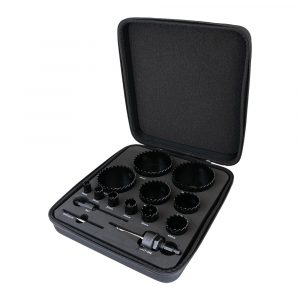 Starrett KCT11031 Tungsten Carbide Tipped TCT General Purpose Hole Saw Kit 11 Piece 02389