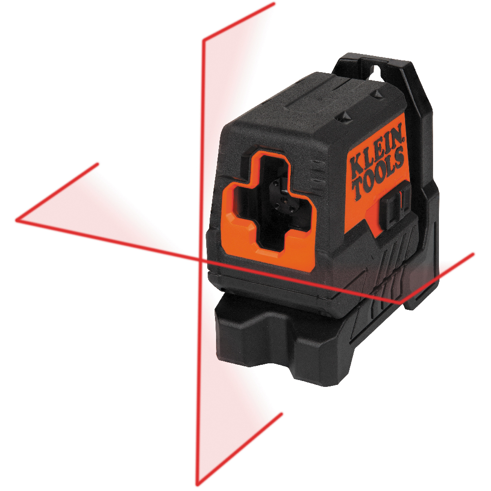 KLEIN Tools A-93MCLS Red Mini Cross-Line Self-Leveling Laser Level Image