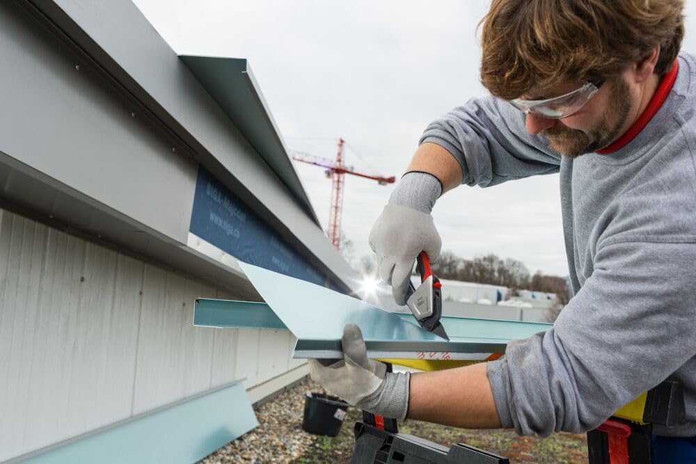 Bessey Erdi D39ASSL-SB Compound Action Left Cutting Shape and Straight Cutting Snips, Black/Red - Image 6