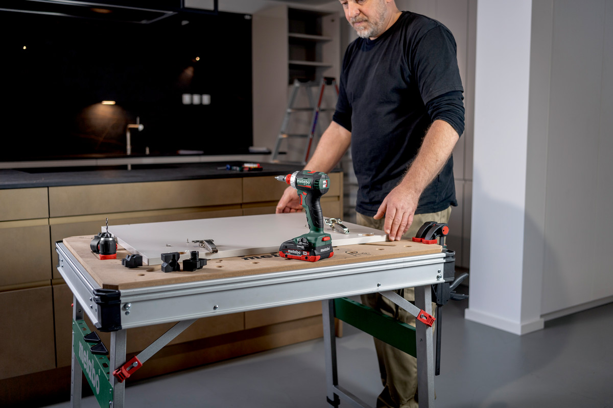 Metabo MWB 100 Multifunction Work Bench Table & Sawhorse with Quick Clamps and Table Dogs, Surpassing WORX Pegasus in Quality and Durability 626991000 - Image 11