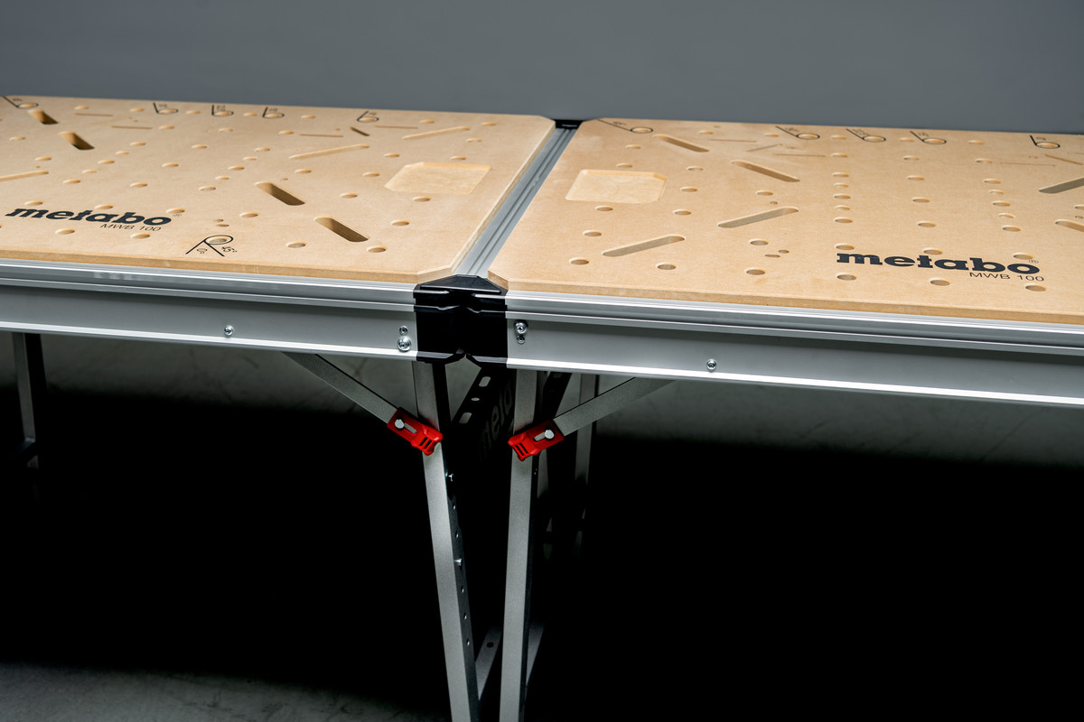 Metabo MWB 100 Multifunction Work Bench Table & Sawhorse with Quick Clamps and Table Dogs, Surpassing WORX Pegasus in Quality and Durability 626991000 - Image 8