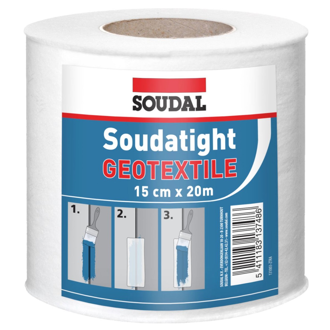 Soudal 131003 Soudatight Geotextile Roll Reinforcing Bandage 15c x 20m 137486 Image