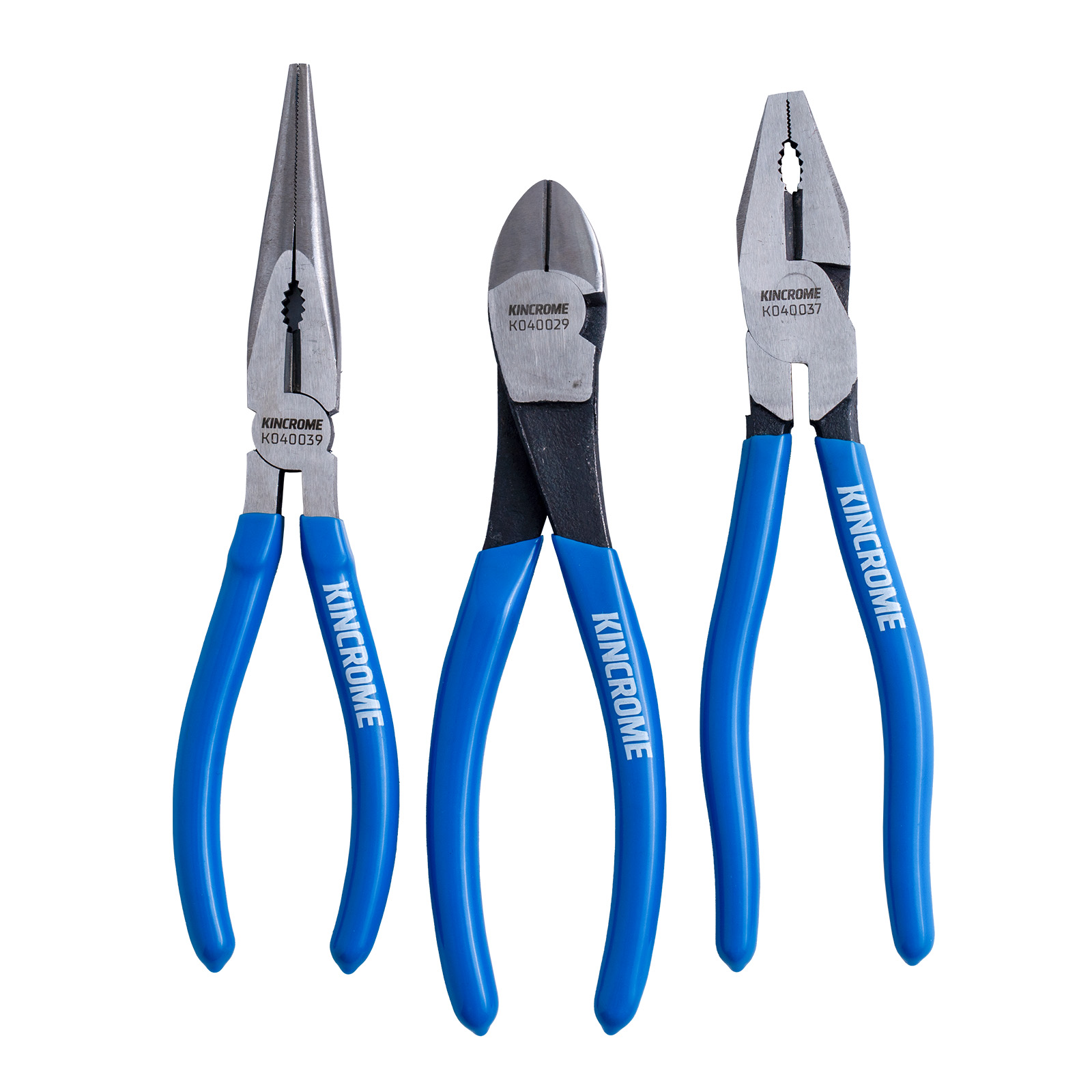 Kincrome K040063 3 Piece Vinyl Grip Pliers Set Image
