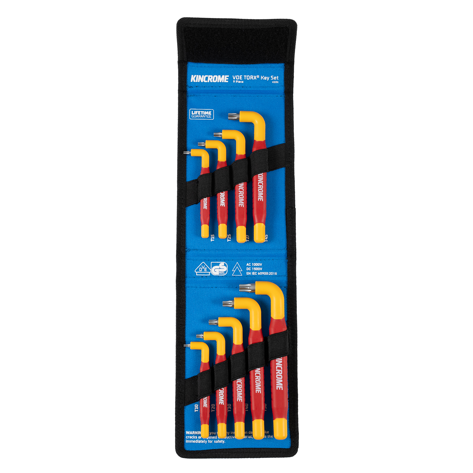 Kincrome K5251 VDE Torx Key Set 9 Piece Image