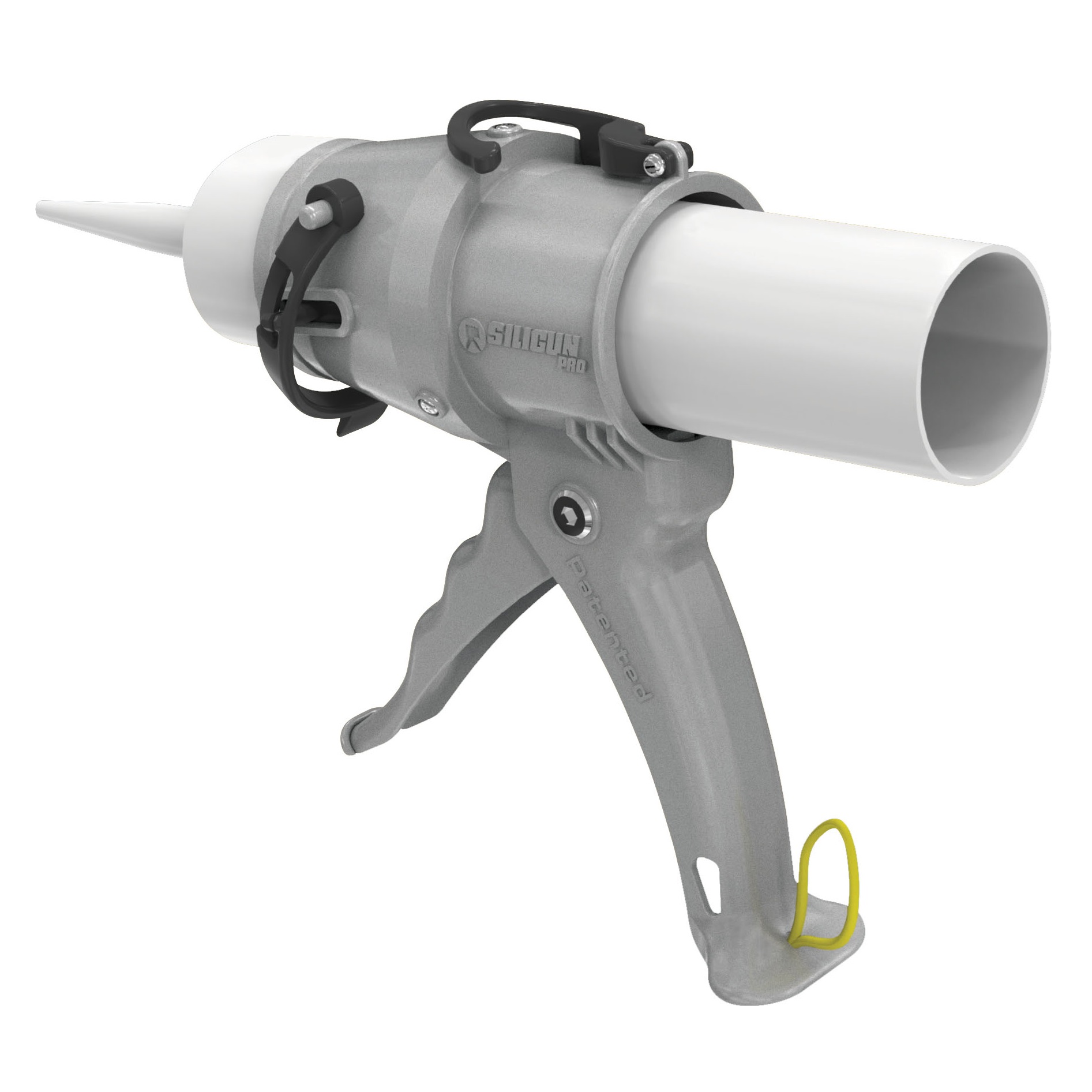 SILIGUN PRO URS001P Cast Aluminium Compact Rodless Unique Design Dripless Caulking Gun Image