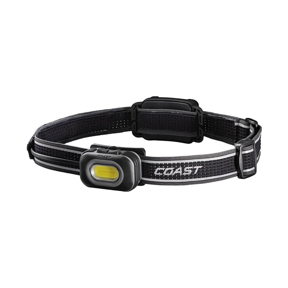 COAST RL10R Rechargeable Dual Power 750 Lumen Dual Colour Headlamp with Red Rear Lighting Image
