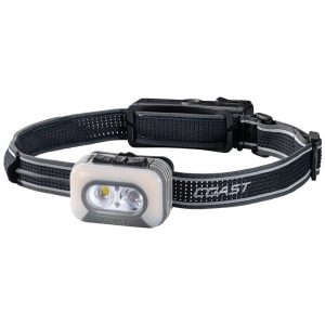 COAST RL35R Rechargeable Dual Power 1100 Lumen Tri Colour Voice Control Headlamp with Red Rear Lighting