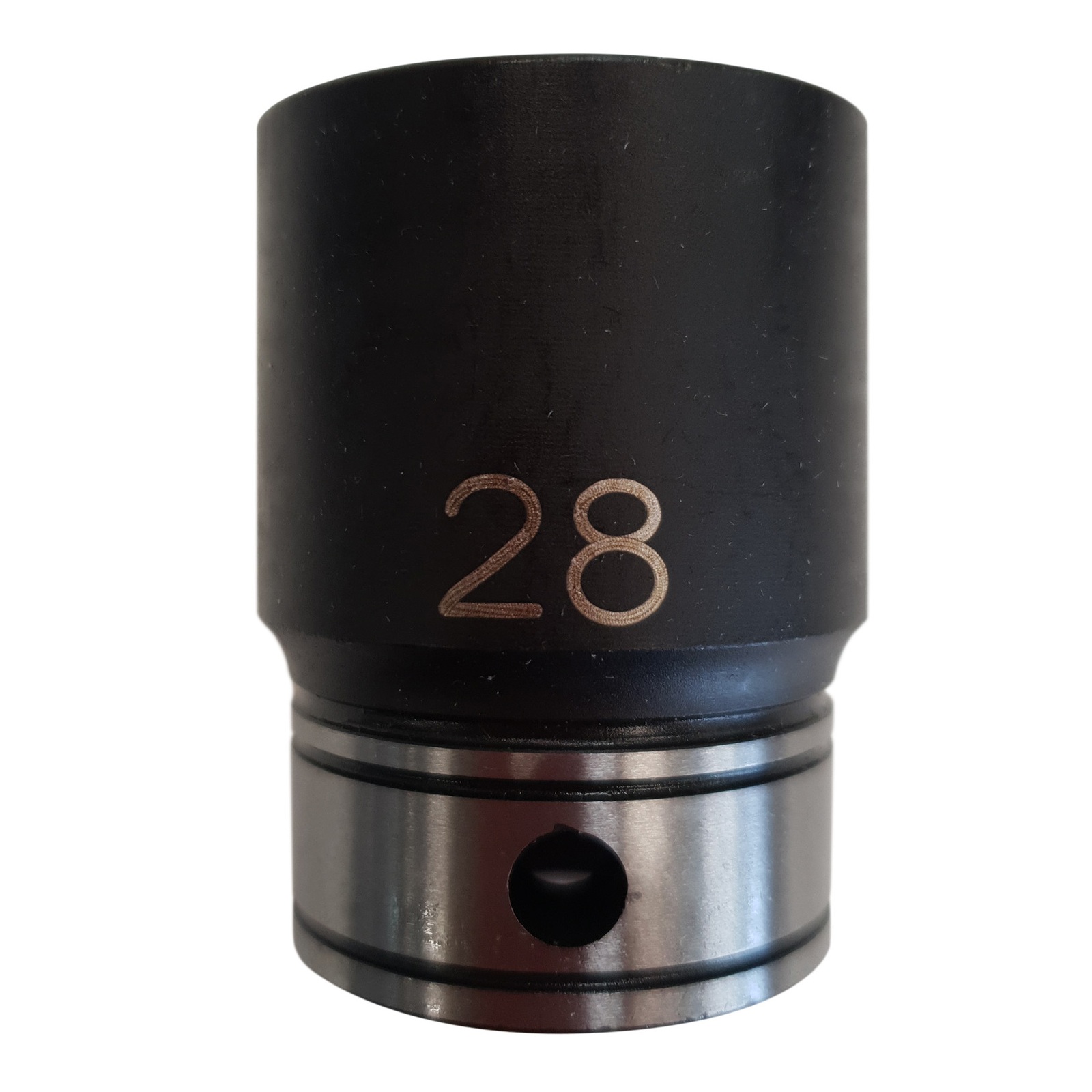 Dual Action 1024028B 1/2″ Square Drive Thin Wall Standard & Impact Socket 6 Point 28mm Metric Image