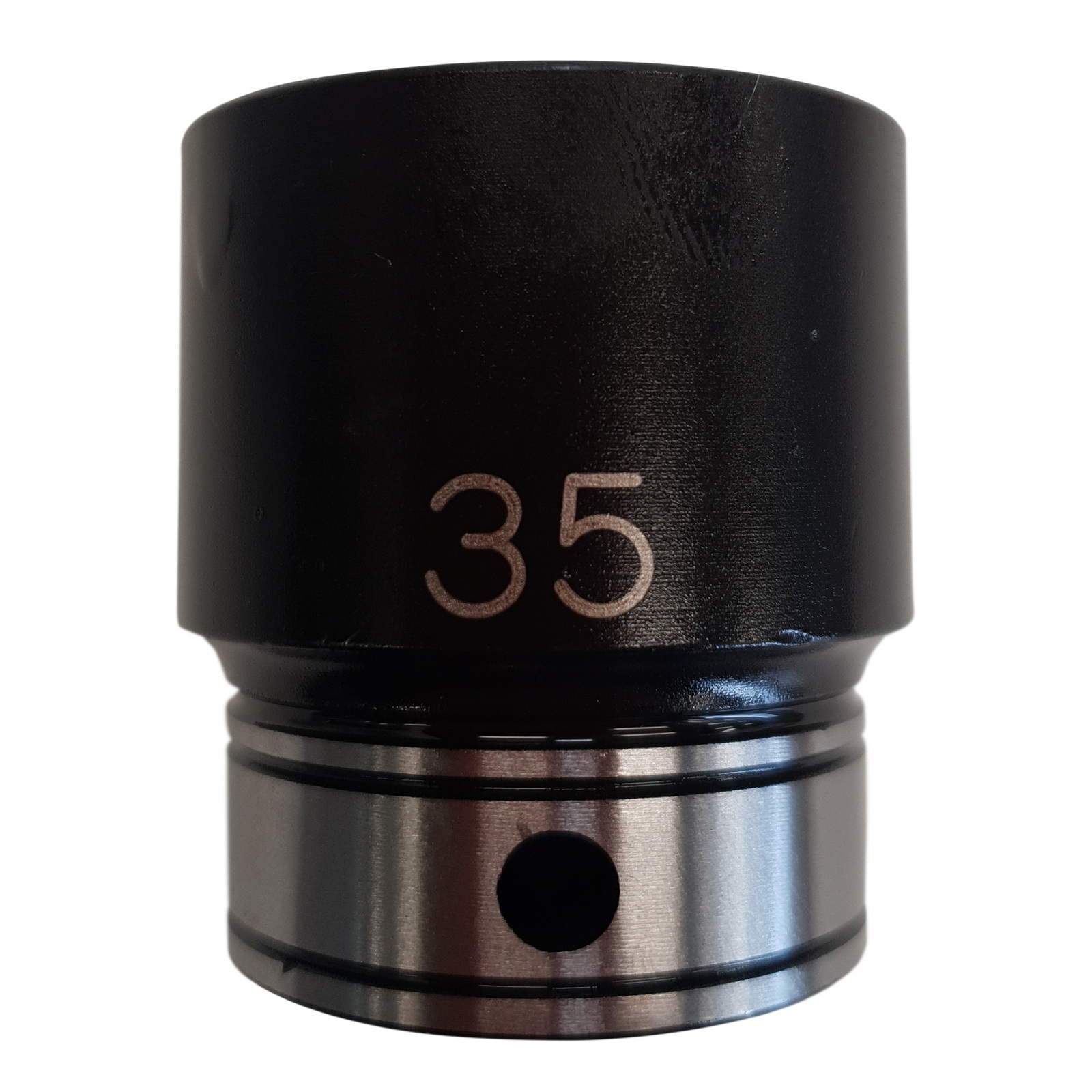 Dual Action 1024035B 1/2″ Square Drive Thin Wall Standard & Impact Socket 6 Point 35mm Metric Image