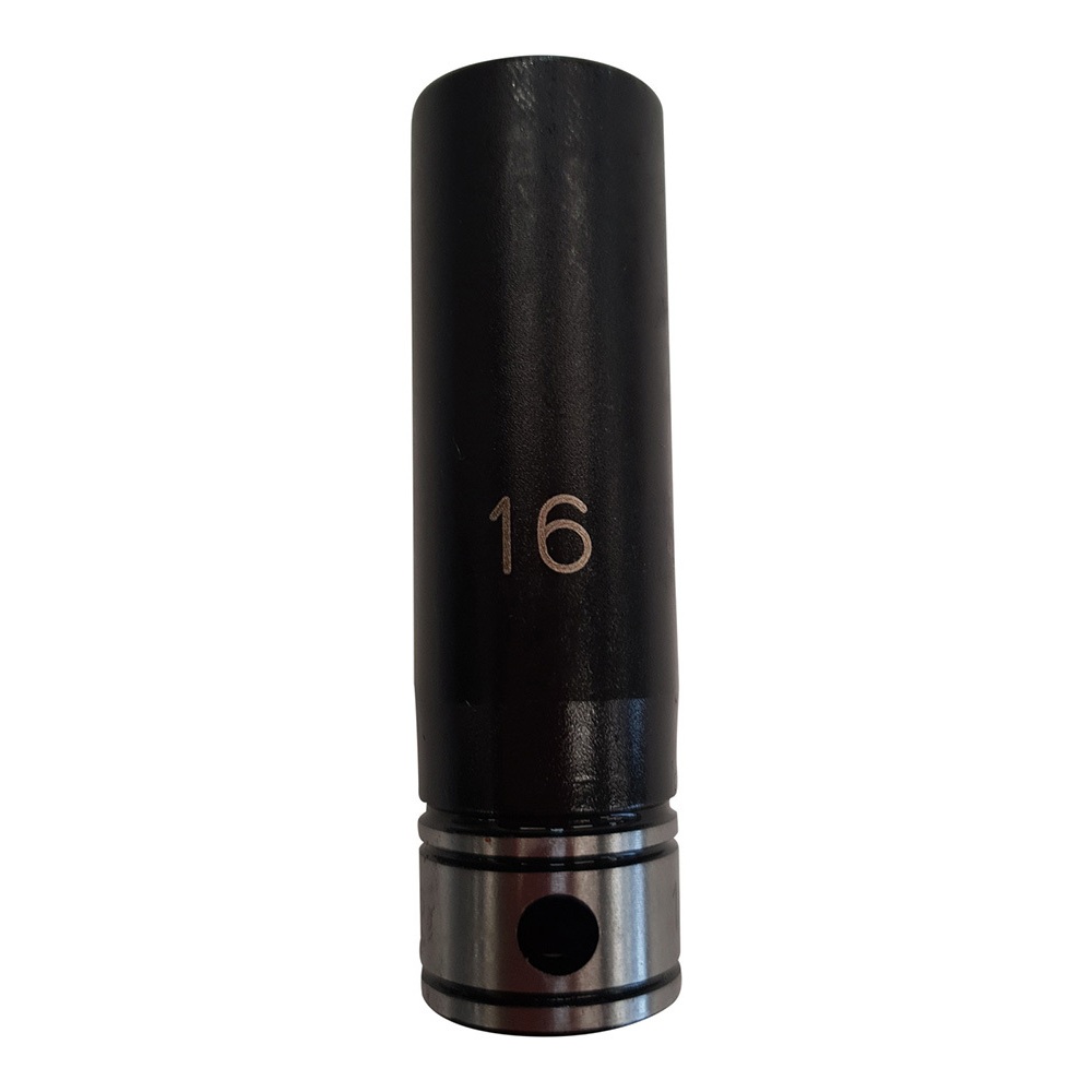 Dual Action 1124016B 1/2″ Square Drive Thin Wall Standard & Impact Deep Socket 6 Point 16mm Metric Image