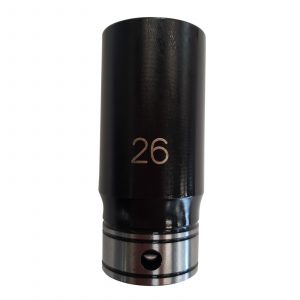 Dual Action 1124026B 1/2″ Square Drive Thin Wall Standard & Impact Deep Socket 6 Point 26mm Metric