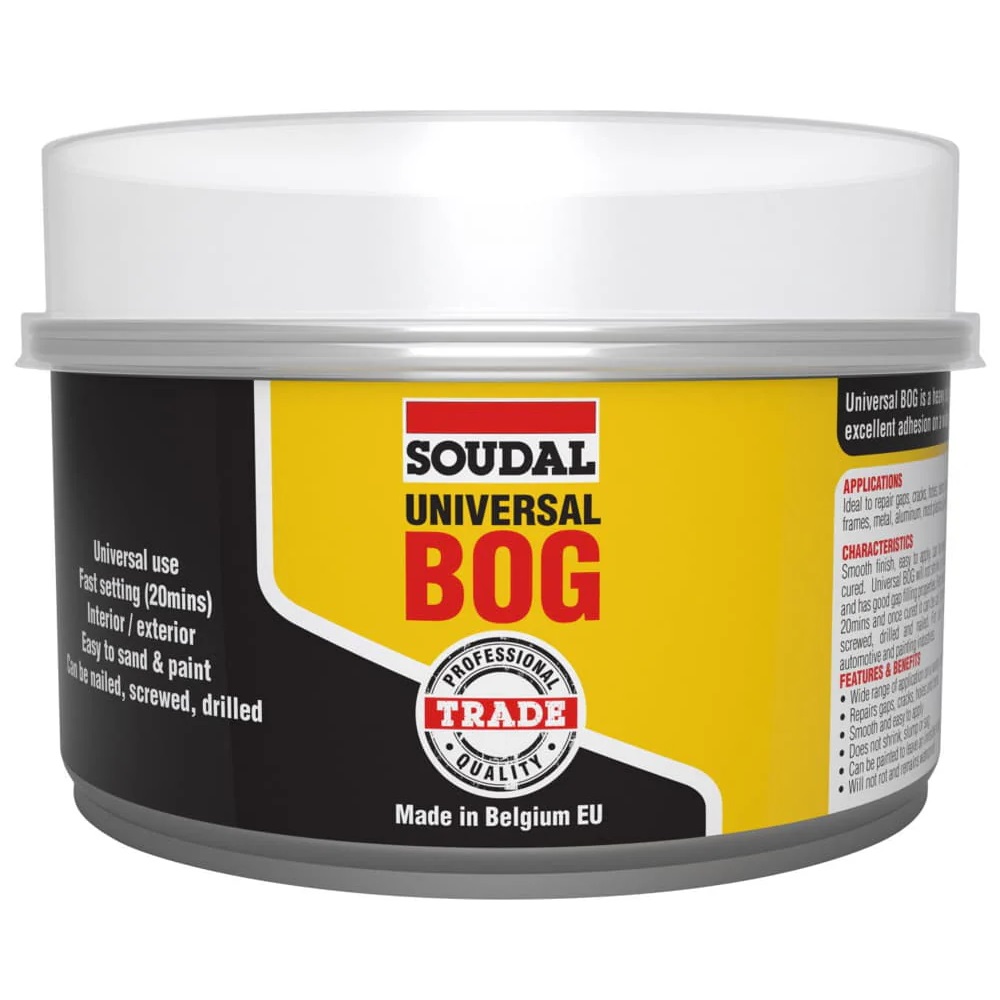 Soudal 132561 Universal Bog 1.5kg Tub Ivory – Made in Belgium 146068 Image