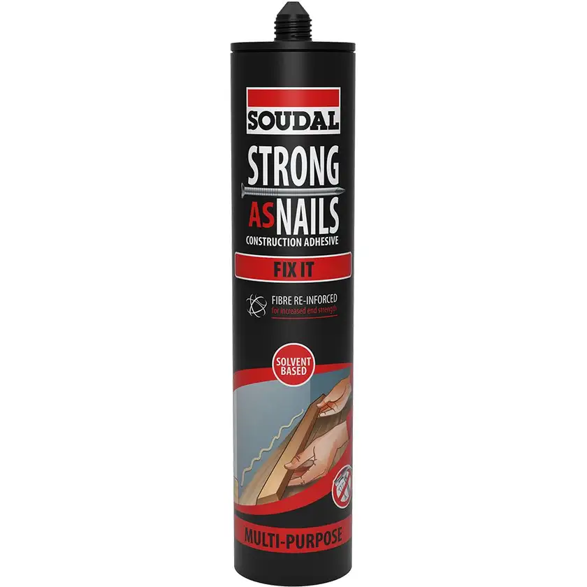 Soudal 144898 Strong As Nails FIX IT Solvent Based Liquid Adhesive 350g Tube 160712 Image