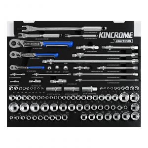 Kincrome EVA900T CONTOUR® 100 Piece LOK-ON™ Sockets & Accessories EVA Tray Set