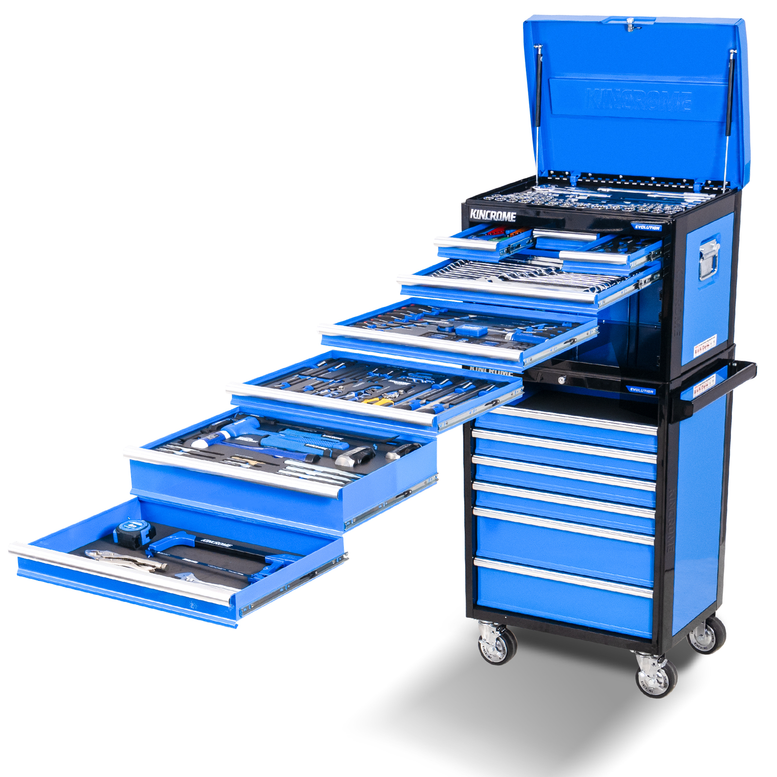 Kincrome P1710 EVOLUTION Workshop Tool Kit 306 Piece 14 Drawer (26”) Image
