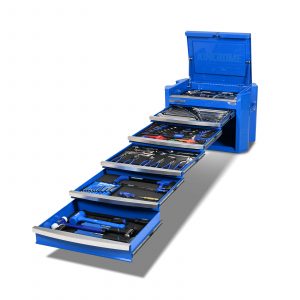 Kincrome P1820 CONTOUR® Chest Tool Kit 286 Piece 5 Drawer (29″) Blue