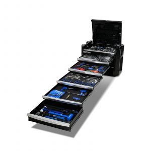 Kincrome P1820B CONTOUR® Chest Tool Kit 286 Piece 5 Drawer (29″) Black