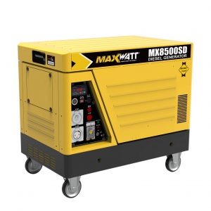 MaxWatt MX8500SD Silent Diesel Generator 7000W Electric Start – Solar Off The Grid