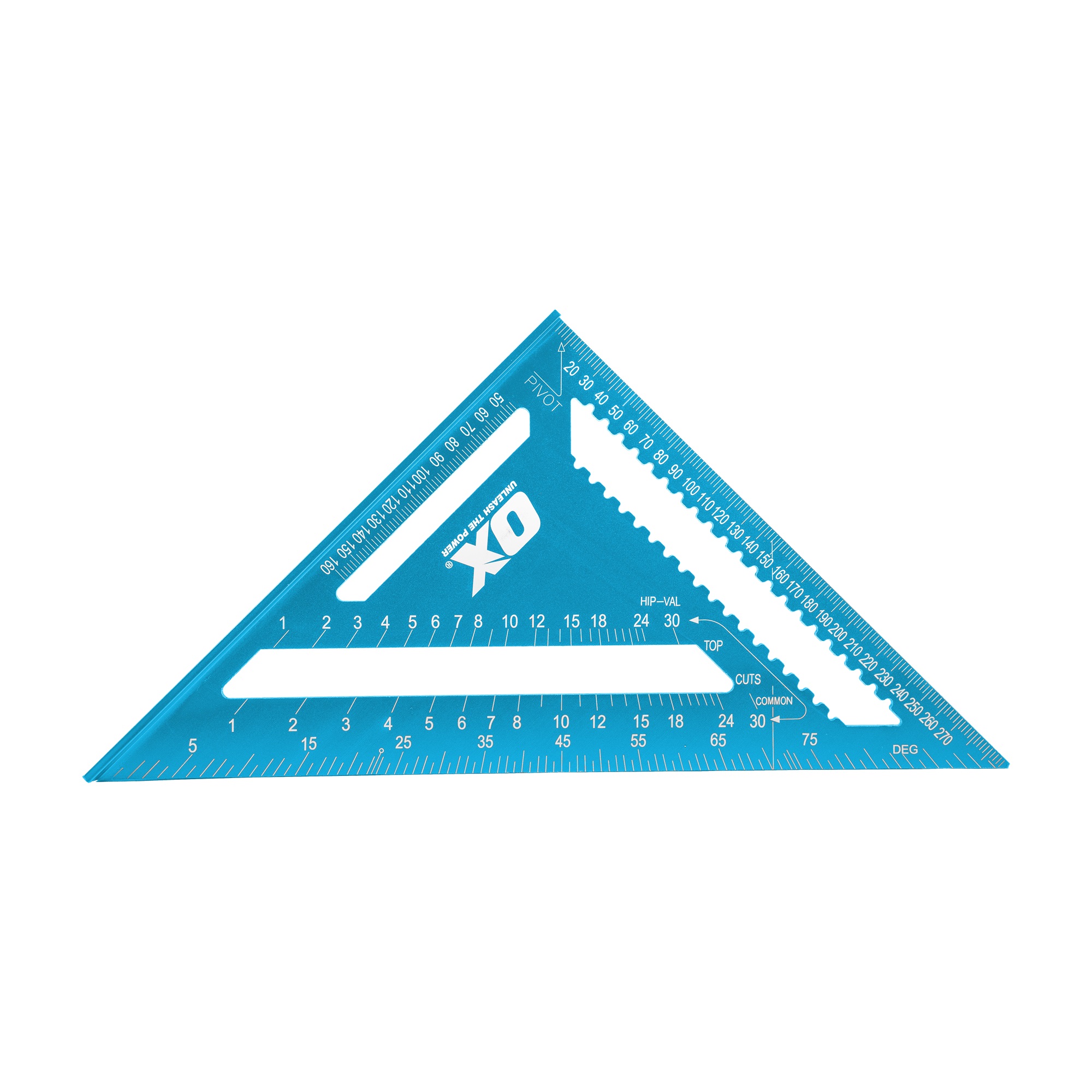 OX Tools OX-P506530 Professional Aluminium Rafter Square Speed Square 12″ 300mm Image